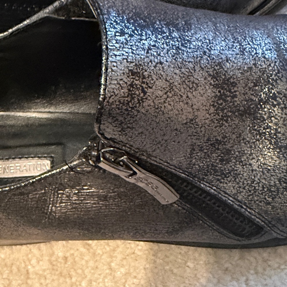 BCBGeneration Shimmering silver/ Black Loafers - image 9